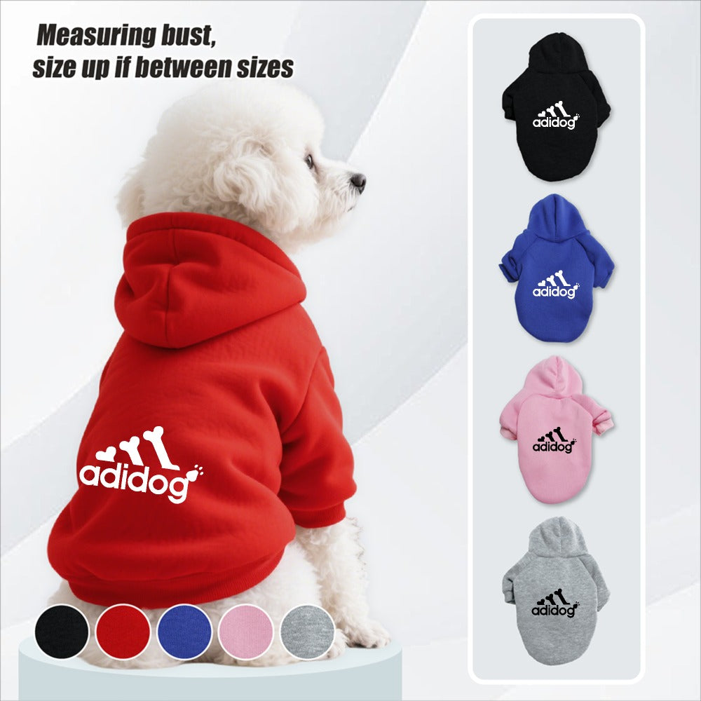 Hoodie Sport Chien - Sweat à Capuche Motifs Cœur Os et Pattes