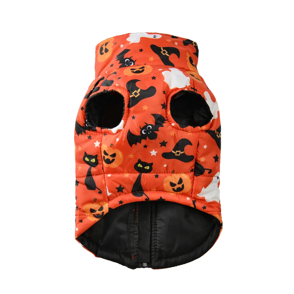 Veste Halloween Chien - Costume Festif Deux Pattes pour Petit et Moyen Chien