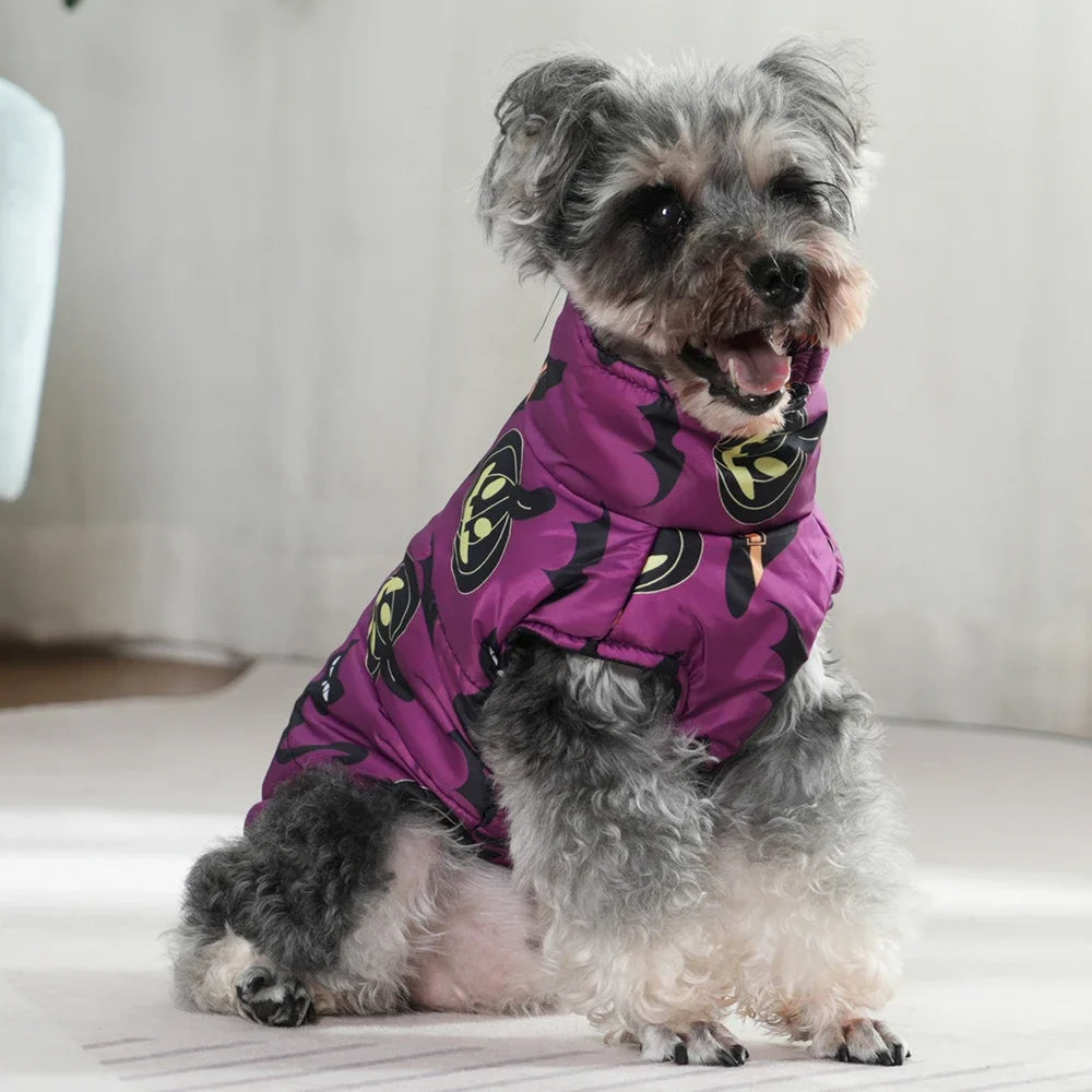 Veste Halloween Chien - Costume Festif Deux Pattes pour Petit et Moyen Chien