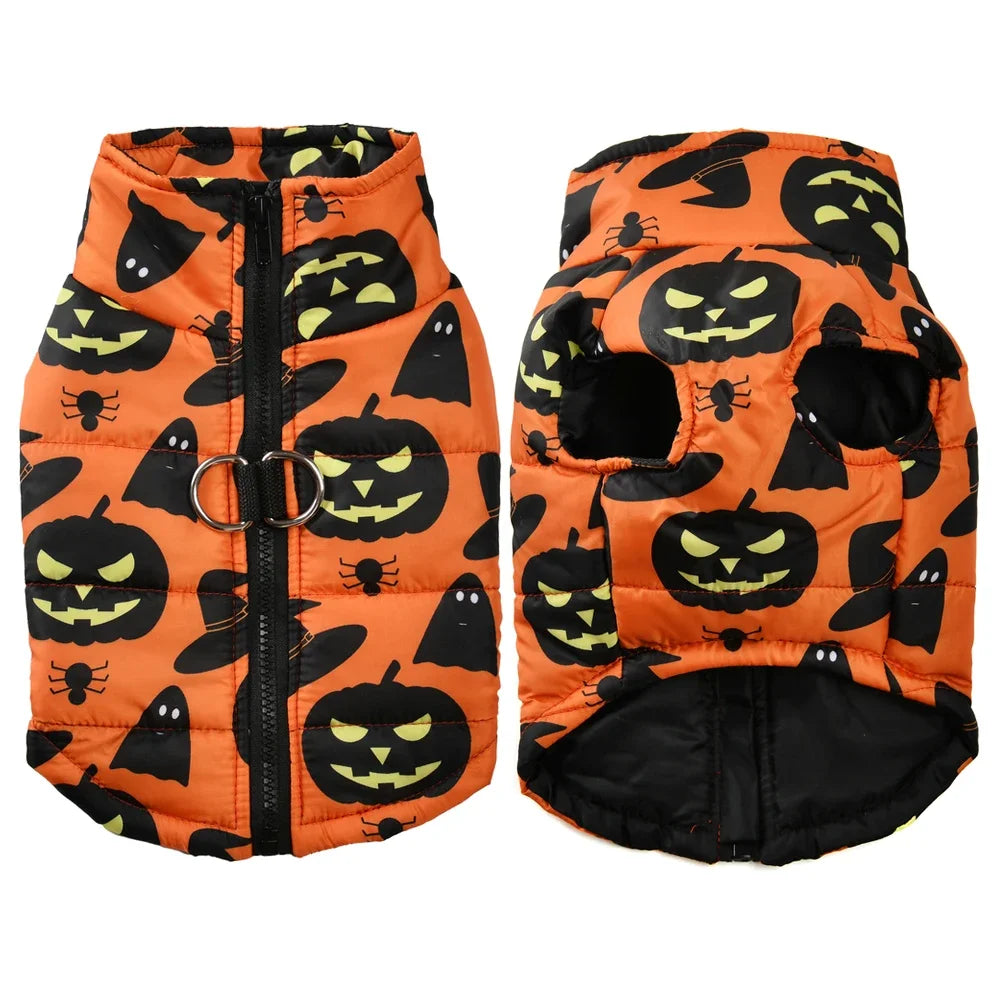 Veste Halloween Chien - Costume Festif Deux Pattes pour Petit et Moyen Chien