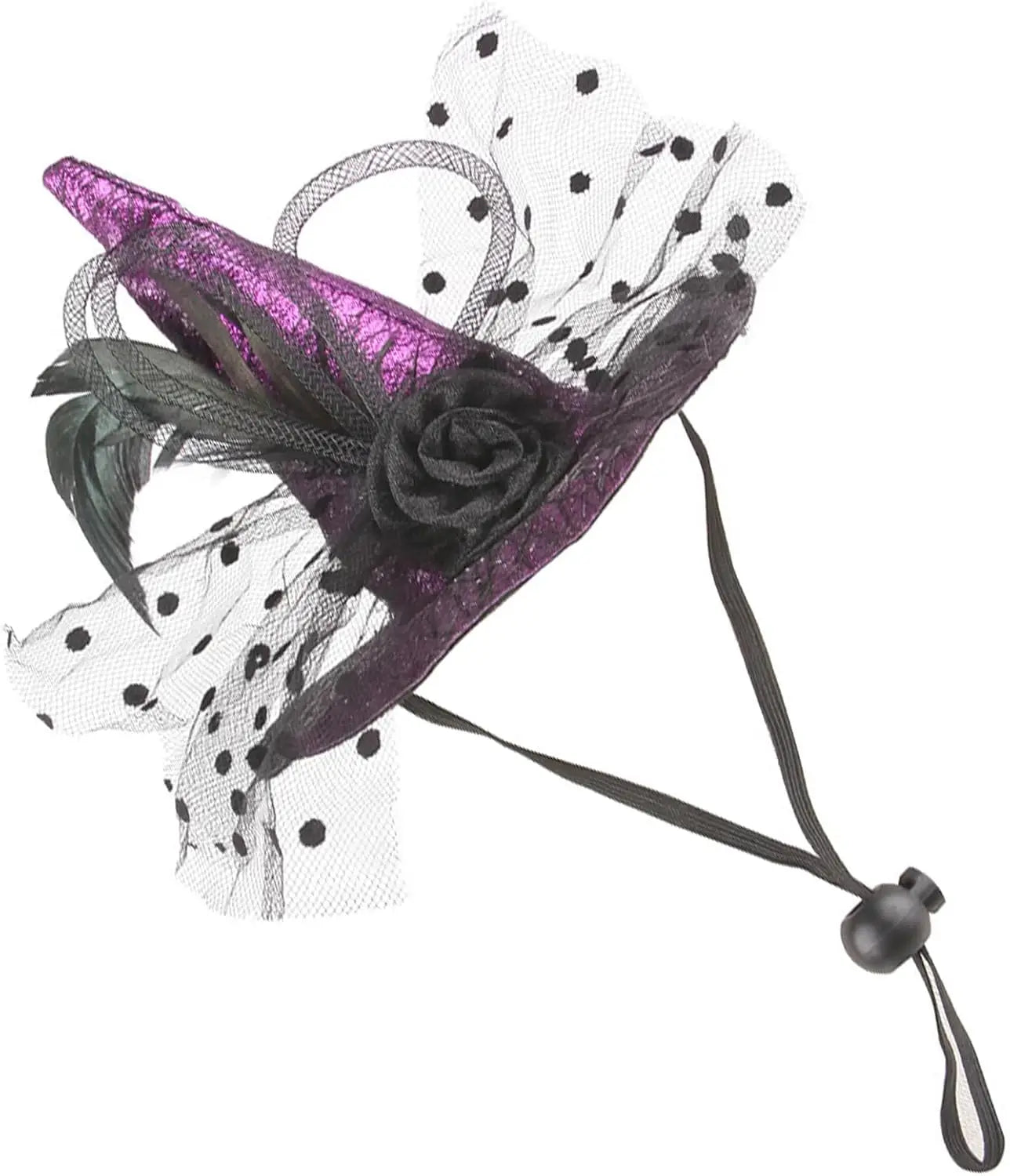 Chapeau Sorcière Halloween Chien Ajustable 3 Couleurs Léger