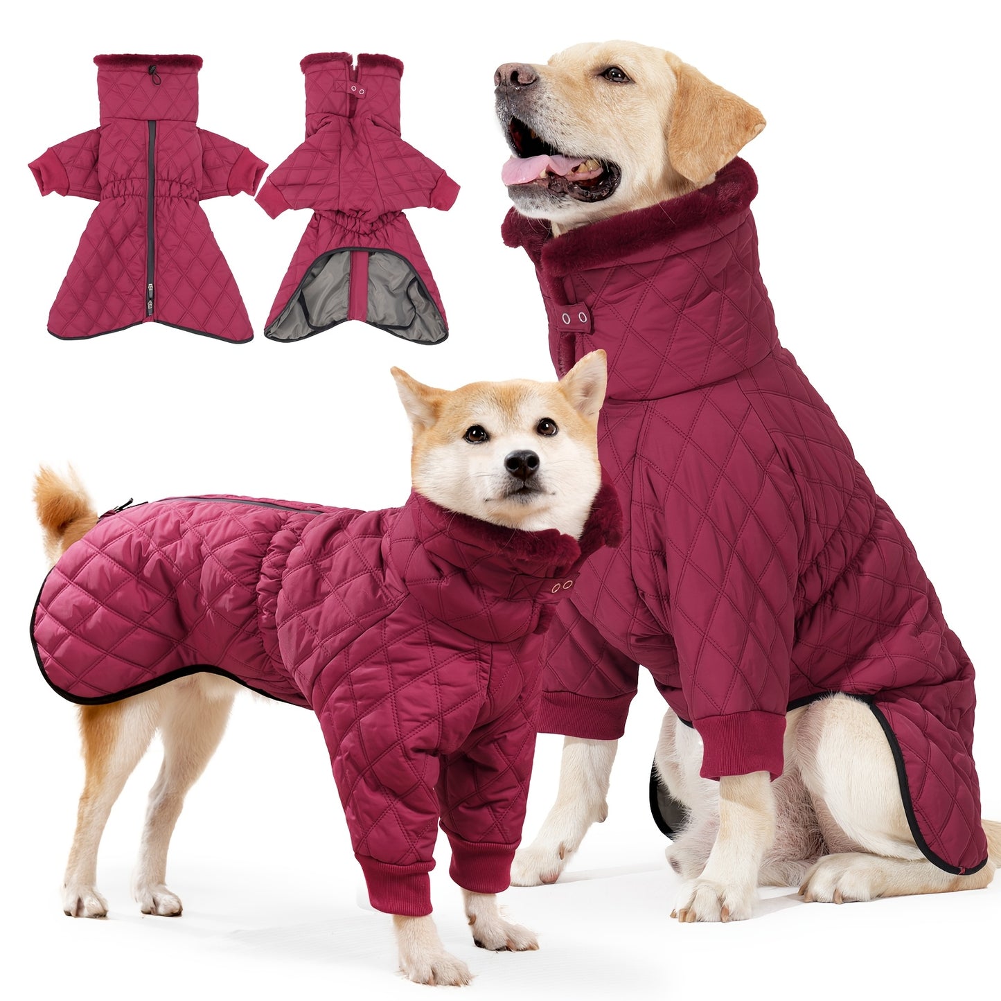 Veste Outdoor Chien Temps Froid - Manteau Automne Hiver Toutes Tailles